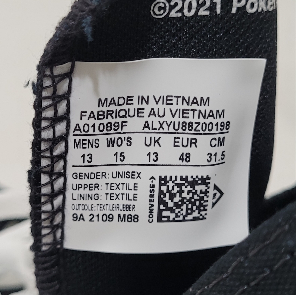 Converse x Pokemon First Partner Chuck Taylor All Star High Top - Picture 15 of 16